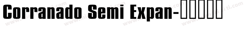 Corranado Semi Expan字体转换